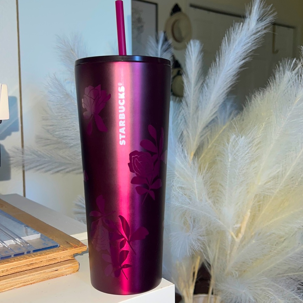 Starbucks Fall floral Tumbler